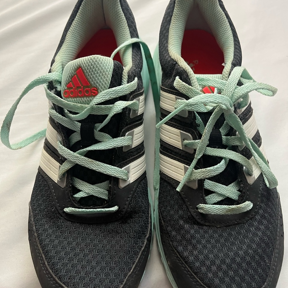 adidas Black and Mint Athletic Shoes